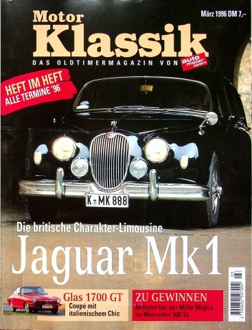 Deckblatt Motor Klassik (03/1996)